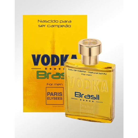 Perfume Vodka Paris Elysees Brasil Yellow Masculino 100 ml