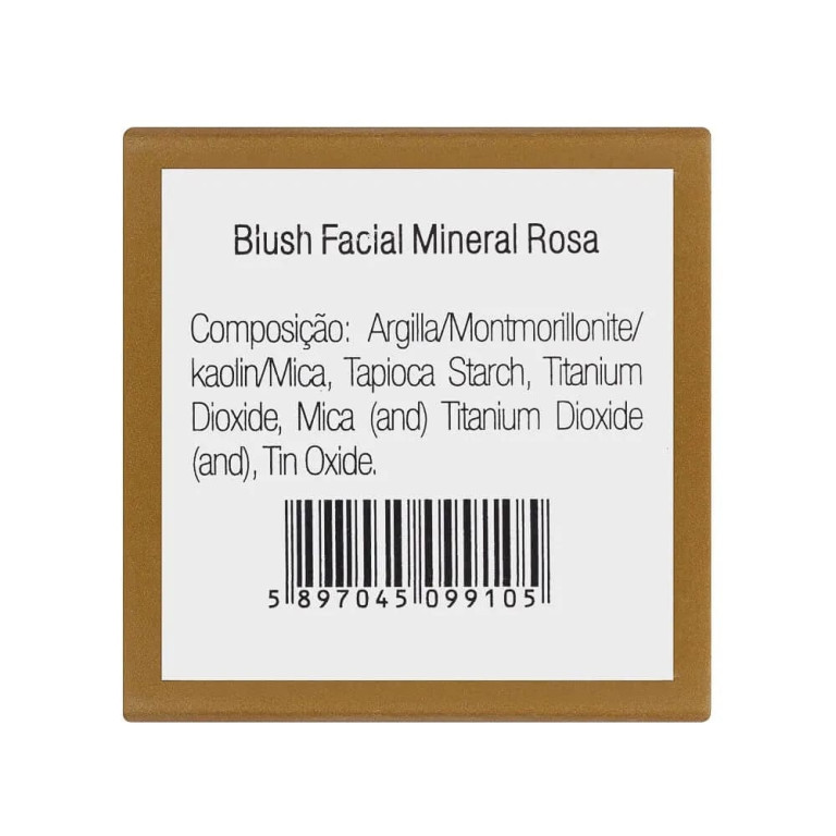 Blush Facial Natural Bioart  Bionutritivo 4g Rosa
