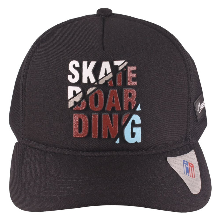 Boné Aba Curva Snapback Truker Classic Hats Skate Boarding