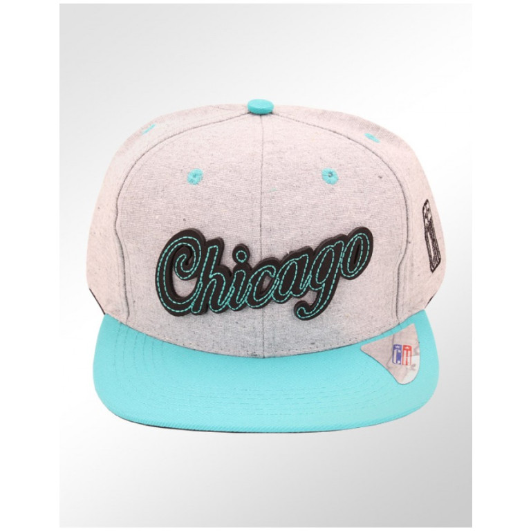Boné Snapback Aba Reta Classic Hats Chicago City