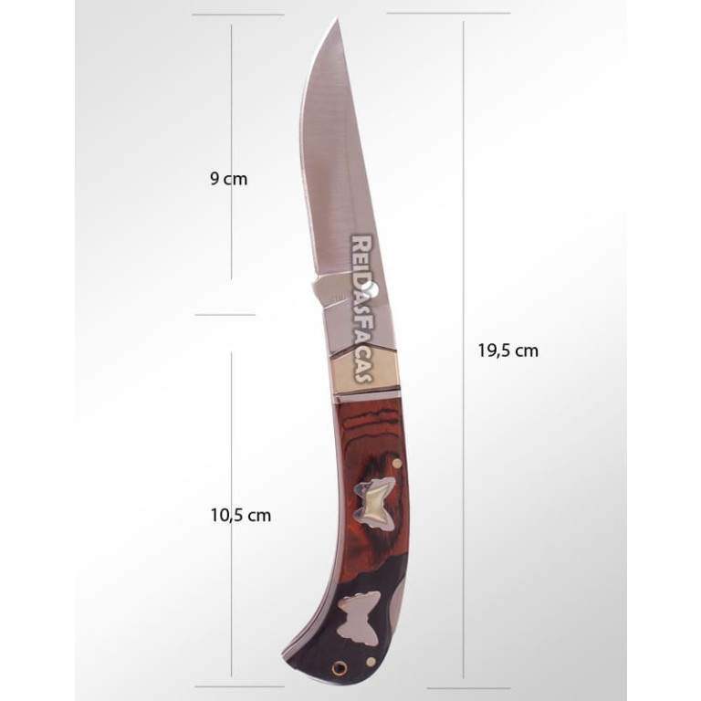 Canivete Esportivo Borboletas Linha Premium 2197