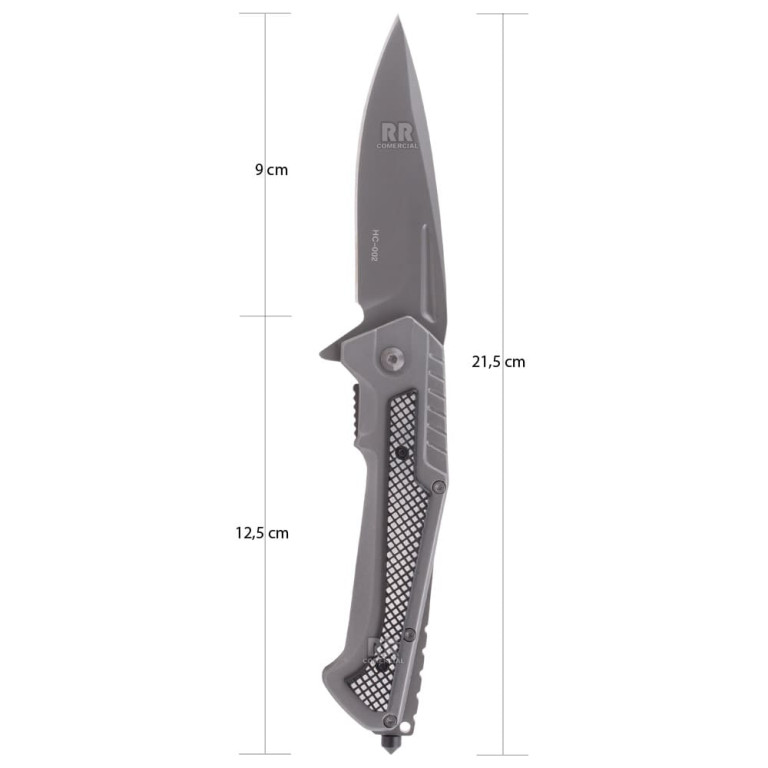 Canivete Tático Militar Cinza HC-002