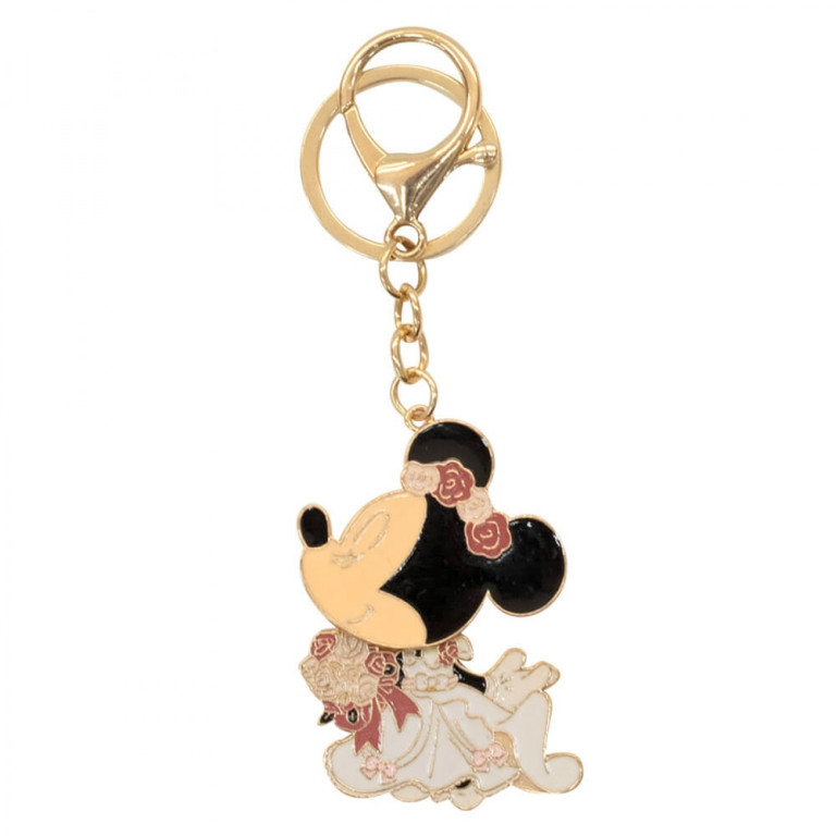 Chaveiro Infantil de Metal Mickey + Minnie Noivos