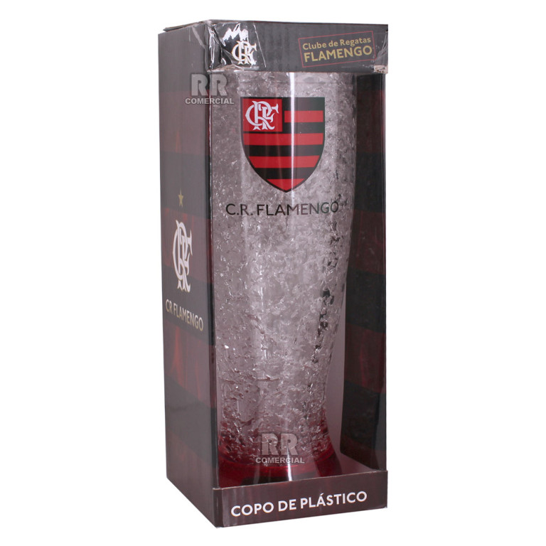 Copo do Flamengo com Gel Congelante 450 ml