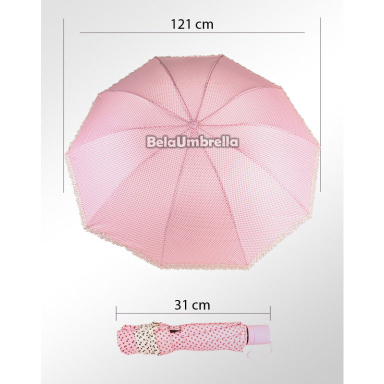 Guarda Chuva Sombrinha Grande Mayara Rosa 120 cm