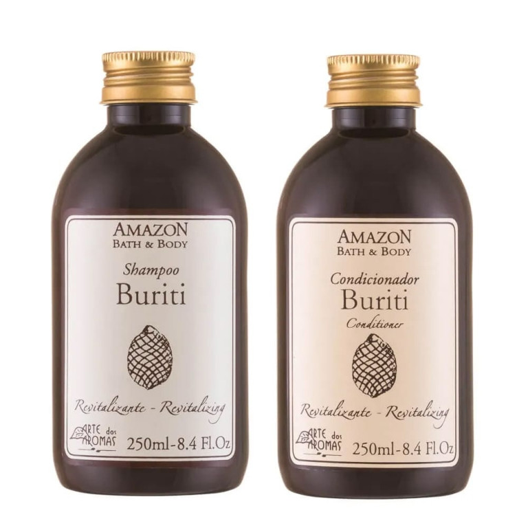 Kit Shampoo + Condicionador Vegano Natural Arte dos Aromas Buriti