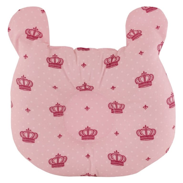 Kit Travesseiro Bebê 3 Peças Narababy Princesa Rosa