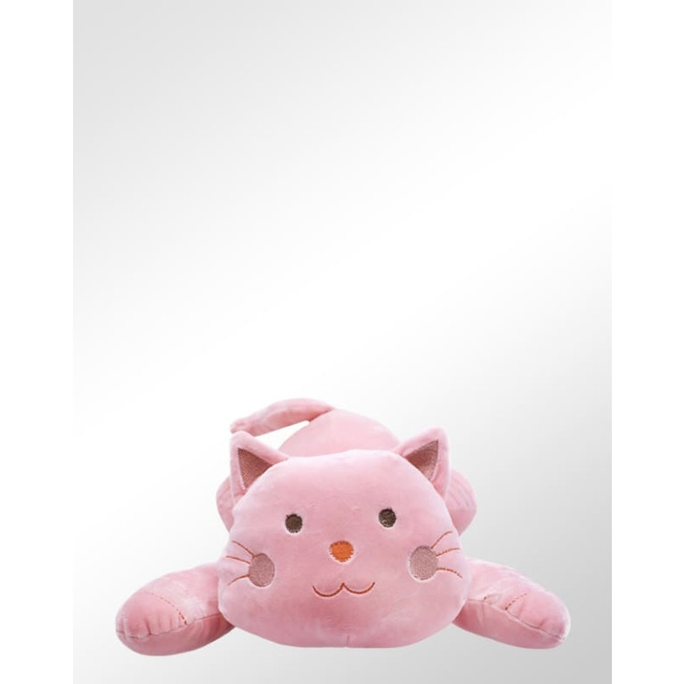 Pelúcia Gatinha rosa Fofy Toys 15 cm 