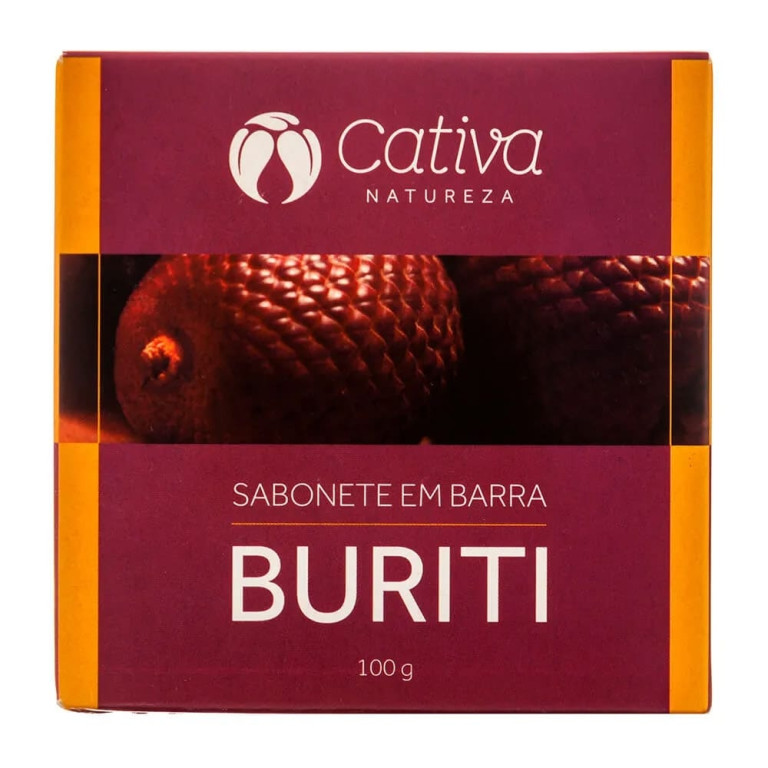 Sabonete Vegetal Vegano Natural Cativa Natureza de Buriti 100g 
