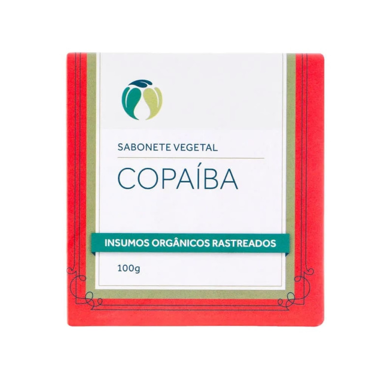 Sabonete Vegetal Vegano Natural Cativa Natureza de Copaíba 100g 