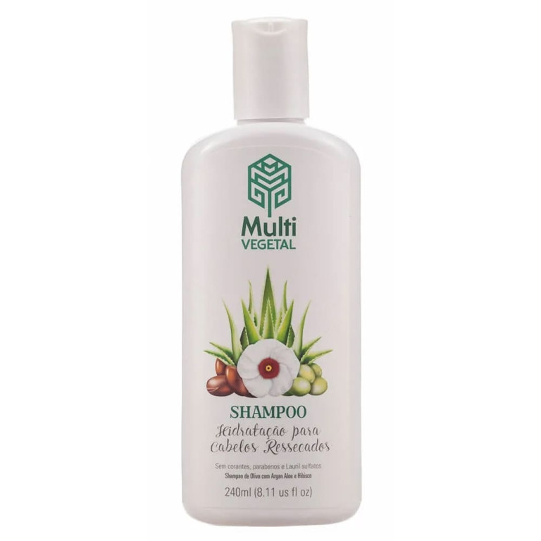 Shampoo Natural Multi Vegetal Oliva com Argan 240ml