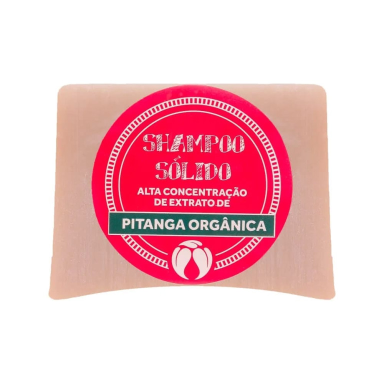 Shampoo Vegano Cativa Natureza Sólido Natural de Pitanga 100g