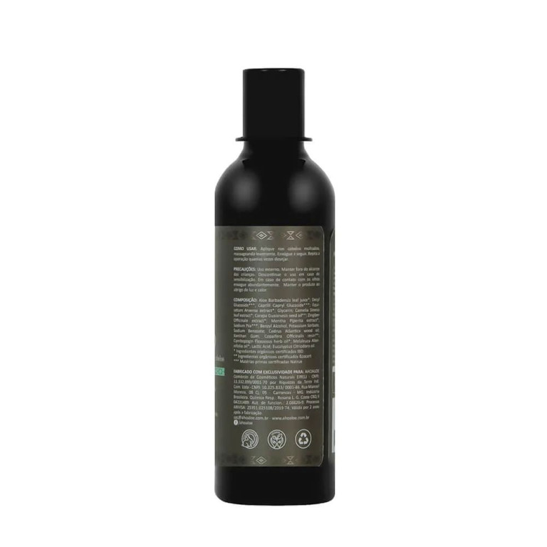 Shampoo Vegano Natural AhoAloe 2 em 1 Equilíbrio 250 ml
