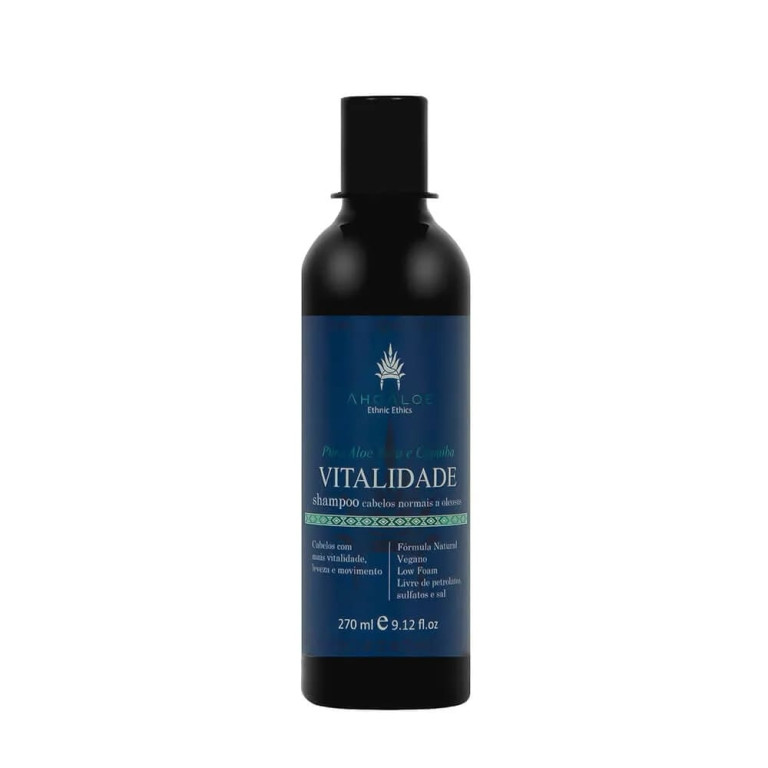 Shampoo Vegano Natural Vitalidade 270ml