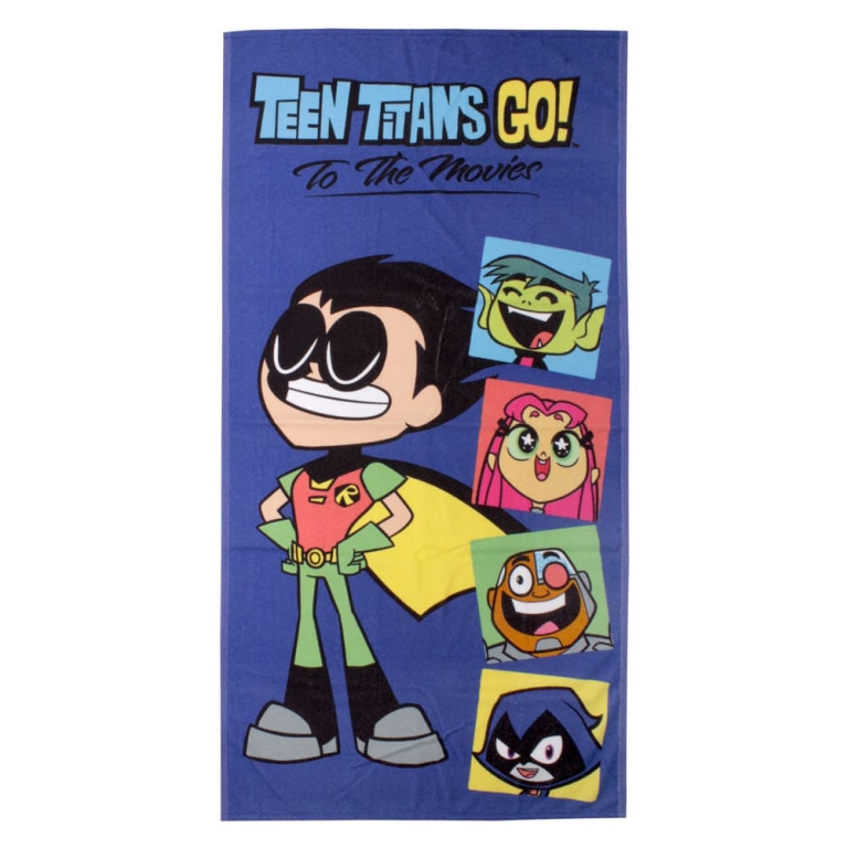 Toalha Infantil Lepper Aveludada Teen Titans