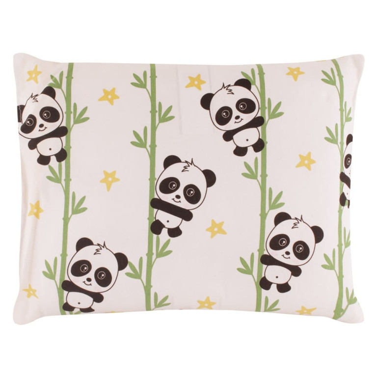 Travesseiro Bebê + Fronha Panda Colibri