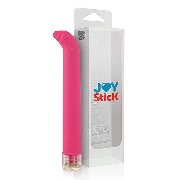 Vibrador Joy Stick Eva Collection Ponto G Multivelocidade Rosa 14 cm 