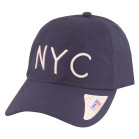 Boné Aba Curva Classic Hats NYC Marinho