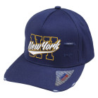 Boné Aba Curva Classic Hats Twill New York NY Marinho 1