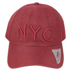 Boné Aba Curva Strapback Classic Hats NYC Vinho 2