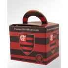 Caneca de Porcelana do Flamengo 9 cm com chaveiro 4