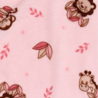 Cobertor Bebê Colibri Jungle Rosa 88 cm x 1,08 m 3