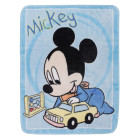 Cobertor Bebê Jolitex Disney Mickey Carrinho 90 cm x 1,10 m
