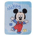 Cobertor Bebê Jolitex Disney Mickey Passinhos 90 cm x 1,10 m