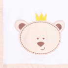 Cobertor Bebê Papi Toys Ursinho com Coroa 90 cm x 1,10 m 3