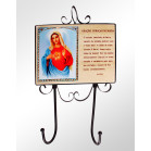 Enfeite Coração de Maria em Porcelana 36 cm - Código 49139