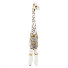 Estatueta Girafa Branca em Resina 28 cm 2