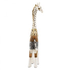 Estatueta Girafa Branca em Resina 33 cm 3