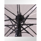 Guarda-Chuva Sombrinha Transparente Sky Dome Preto
