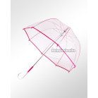Guarda Chuva Sombrinha Fazzoletti Transparente Pink 3