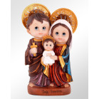 Imagem Sagrada Família Infantil em Resina 20 cm - Código 49111